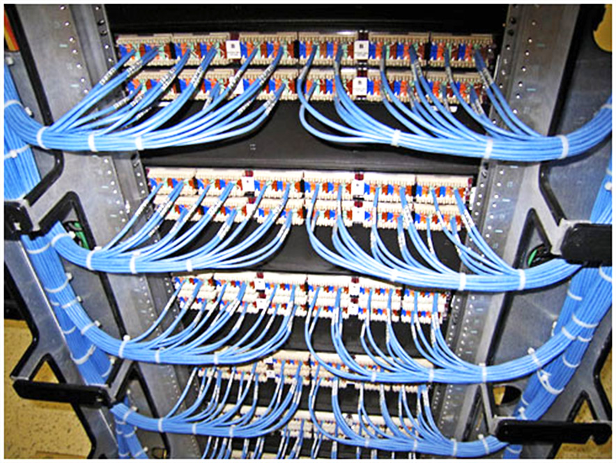 Blue Cable Wires